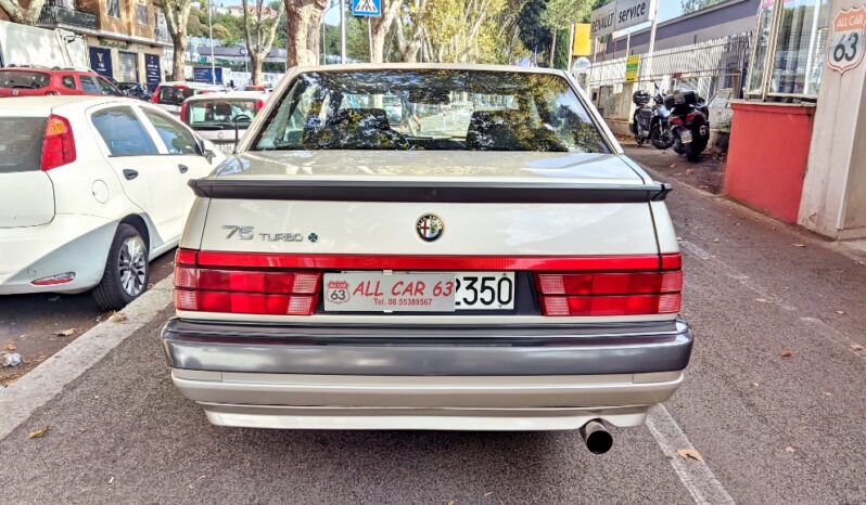 Alfa Romeo 75 1.8i TURBO QUADRIFOGLIO VERDE ASI CLIMA full