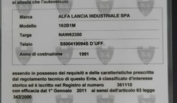 Alfa Romeo 75 1.8i TURBO QUADRIFOGLIO VERDE ASI CLIMA full